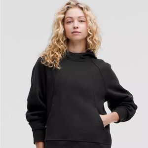 NWT Scuba oversized side slit hoodie